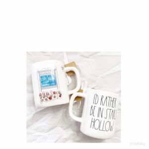 NEW Rae Dunn Gilmore Girls "I'd Rather Be In Stars Hollow" Coffee Tea Mug Floral